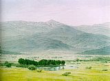 Caspar David Friedrich Canvas Paintings - Landscape in the Riesengebirge